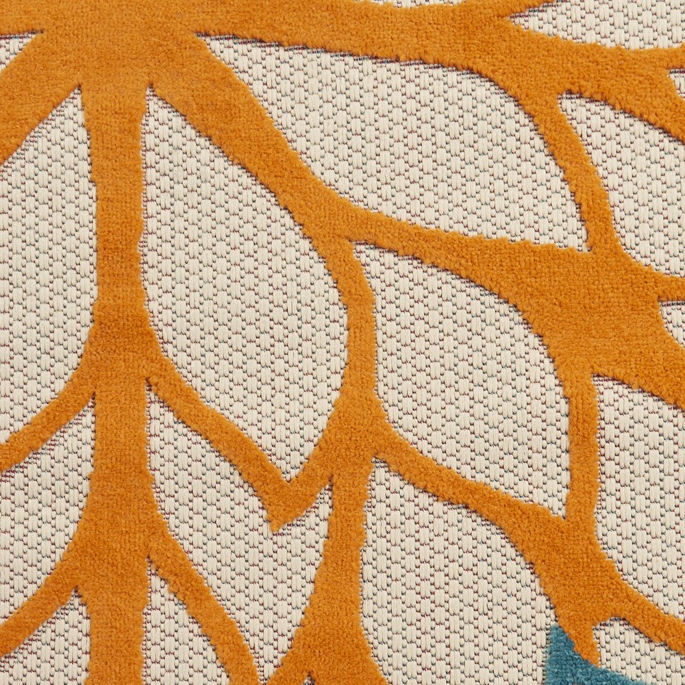 3' X 4' Green And Ivory Indoor Outdoor Area Rug