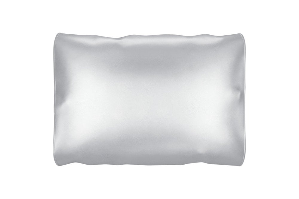 Silver Silk Open Ended Pillowcase