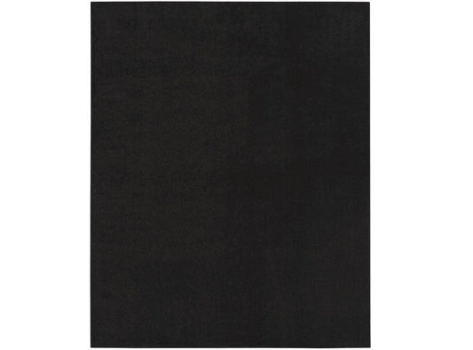 10' X 14' Black Stain Resistant Indoor Outdoor Area Rug