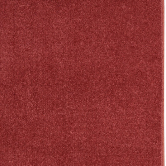 2' X 8' Brick Red Non Skid Indoor Outdoor Runner Rug