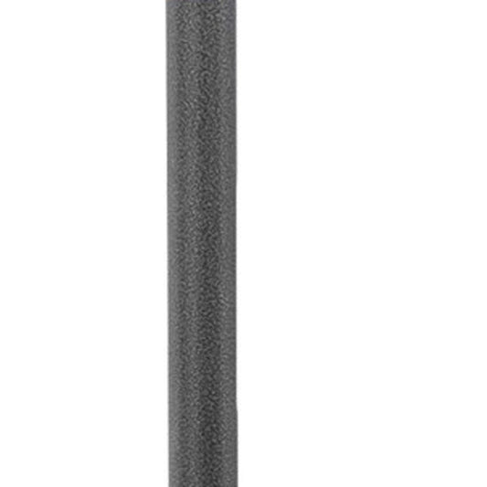 48000 BTU Silver Steel Propane Cylindrical Pole Standing Patio Heater