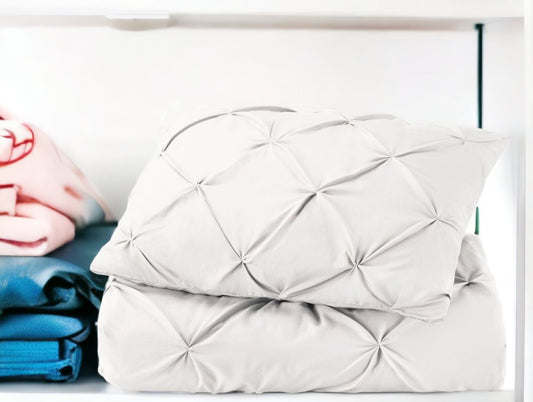 White Twin Microfiber Washable Microfiber Down Alternative Comforter