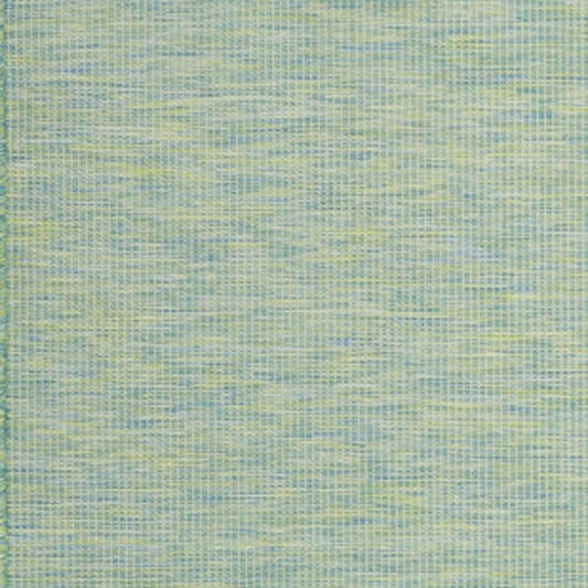 10' X 14' Blue And Green Indoor Outdoor Area Rug