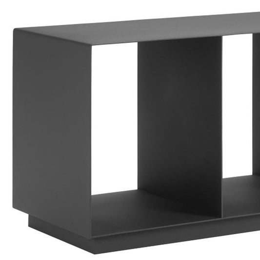 36" Charcoal Aluminum Outdoor Coffee Table