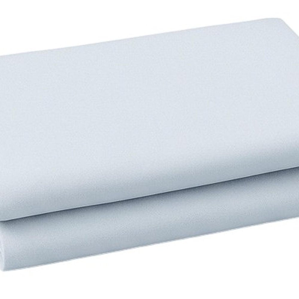 Light Blue Cotton King Pillowcases