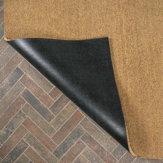 2' X 4' Light Brown Indoor Outdoor Area Rug