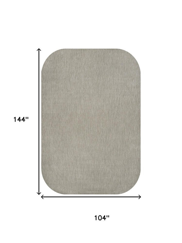 9' X 12' Beige Indoor Outdoor Area Rug