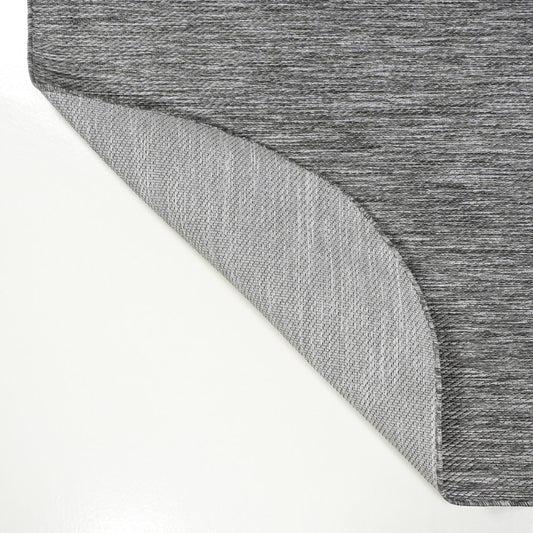 8' X 10' Gray Indoor Outdoor Area Rug
