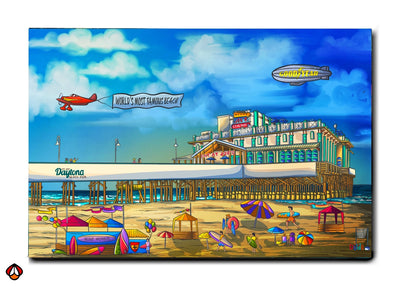 Daytona Beach Pier – A Vibrant Beach Day