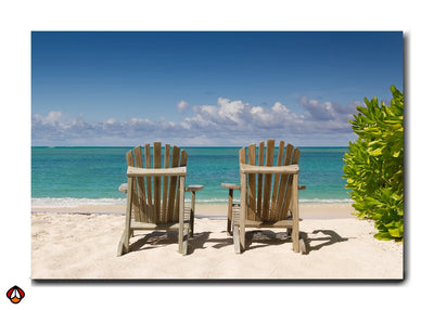 Beachside Relaxation - Premium Wall Art