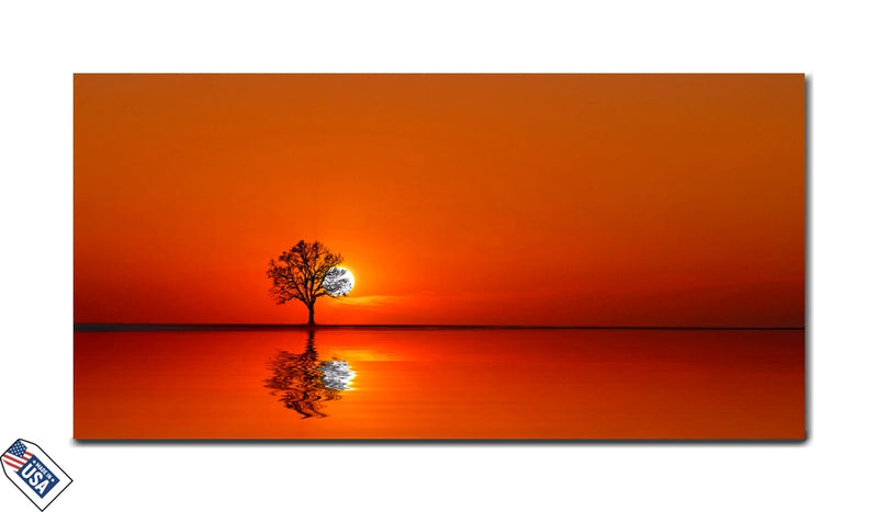 Sunset Reflection - Premium Wall Art
