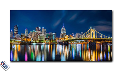 Pittsburgh City Lights – A Nighttime Spectacle
