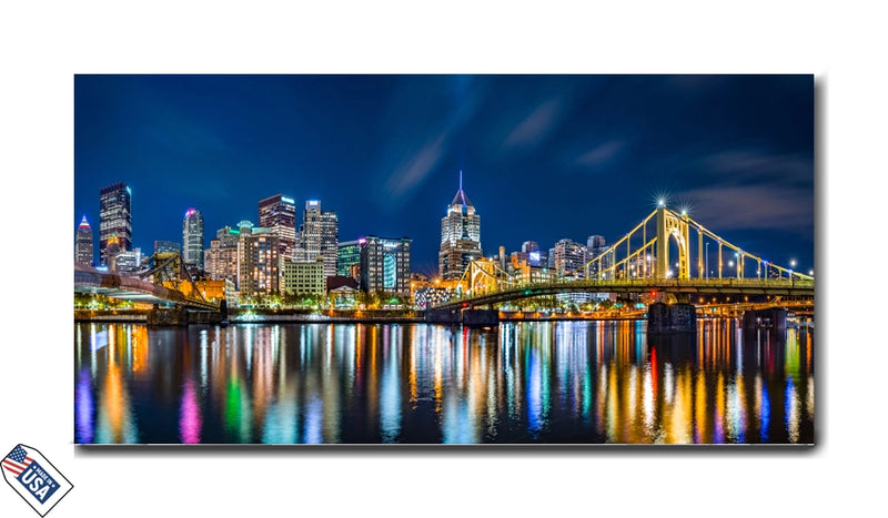 Pittsburgh City Lights – A Nighttime Spectacle