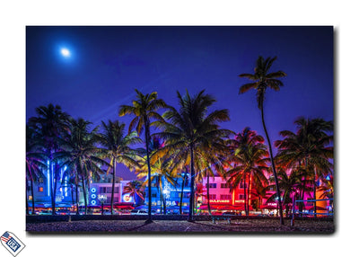 Miami Beach Night Lights – A Coastal Glow