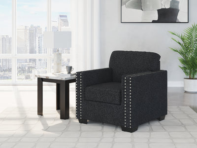 Evee Outdoor & More - Ashley Furniture - Jasmine Peaks Living Room - Ottoman / Coal - 2890414