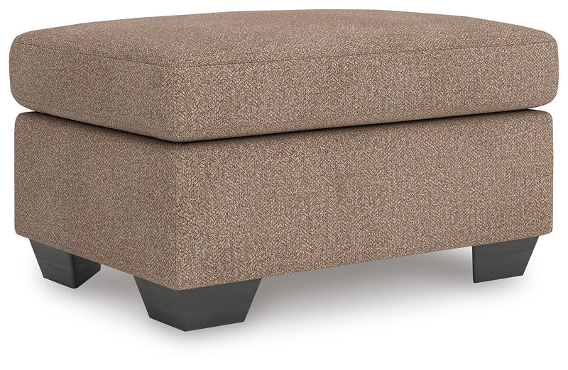 Evee Outdoor & More - Ashley Furniture - Triston-Peaks Living Room - Ottoman / Suede - 3020414