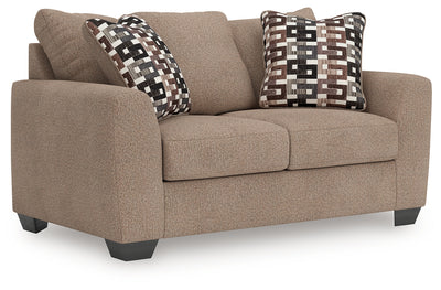 Evee Outdoor & More - Ashley Furniture - Triston-Peaks Living Room - Loveseat / Suede - 3020435