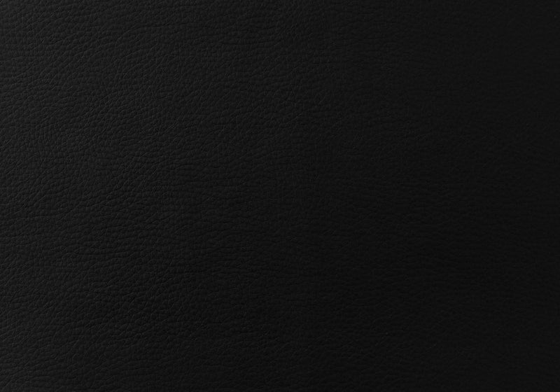 Black Faux Leather and Metal Low Back Adjustable Height Swivel Bar Chair