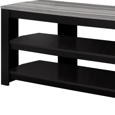 42" Brown Open Shelving TV Stand