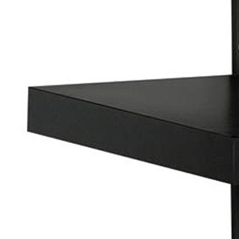 60" White Open Shelving TV Stand