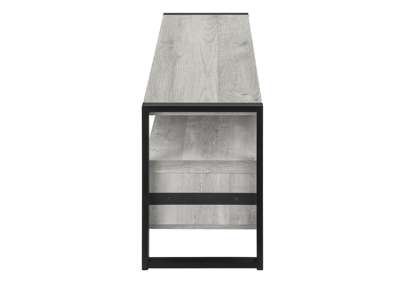 59" Brown and Black Cabinet Enclosed Storage TV Stand