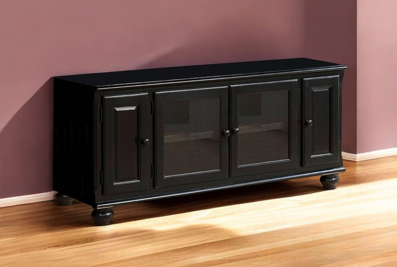 58" Black TV Stand