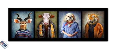 Animal Sophisticates - Modern Portrait Series