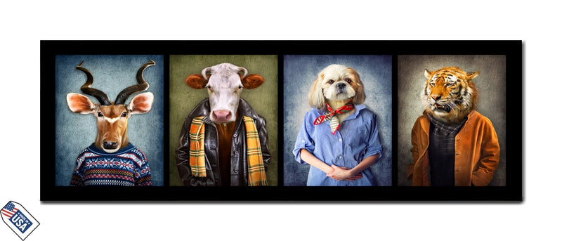 Animal Sophisticates - Modern Portrait Series
