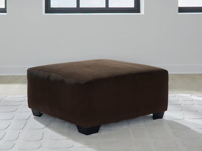Evee Outdoor & More - Ashley Furniture - Kimlee Living Room - Oversized Accent Ottoman / Chocolate - PC3560308