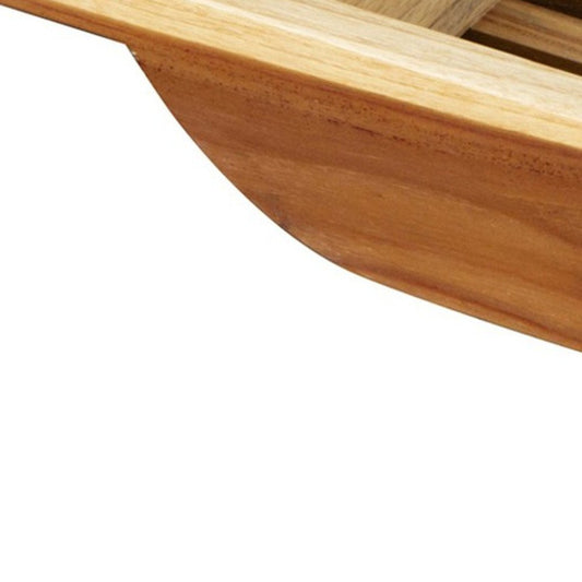 4" Natural Solid Wood Organizer