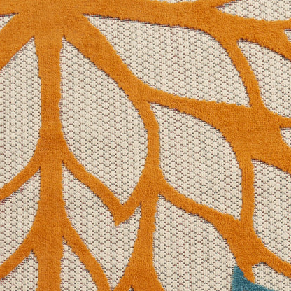 3' X 4' Green And Ivory Indoor Outdoor Area Rug