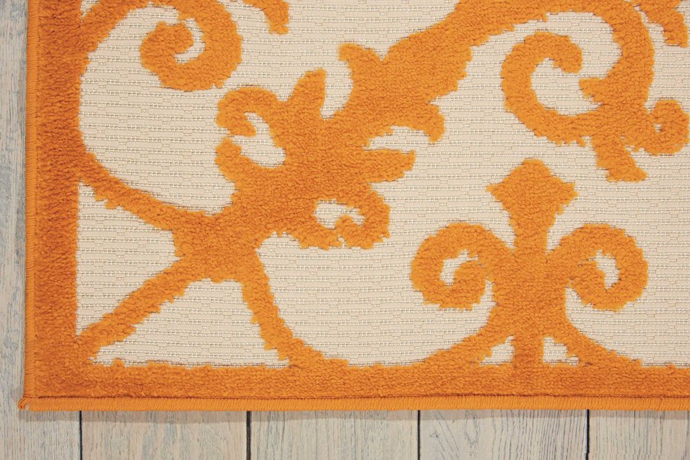 3' X 4' Green Damask Indoor Outdoor Area Rug