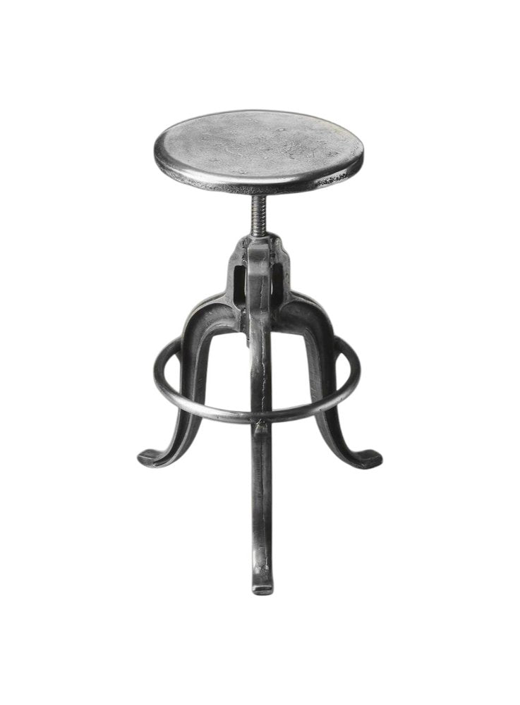 Iron Backless Swivel Bar Chair