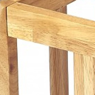 21" Natural Solid Wood Magazine Holder