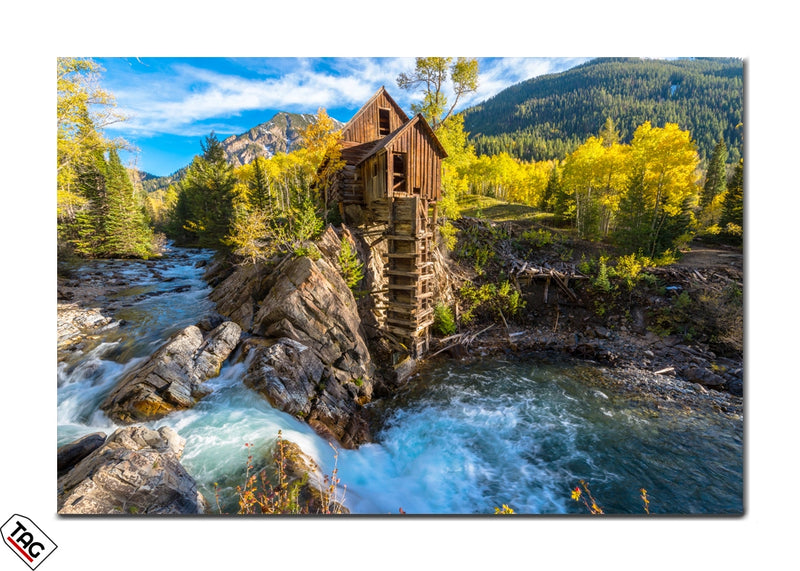 Riverside Heritage - The Crystal Mill in Nature‚Äôs Embrace