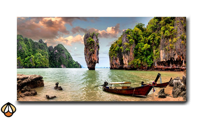 Mystic Limestone Bay - Explorer's Retreat Art