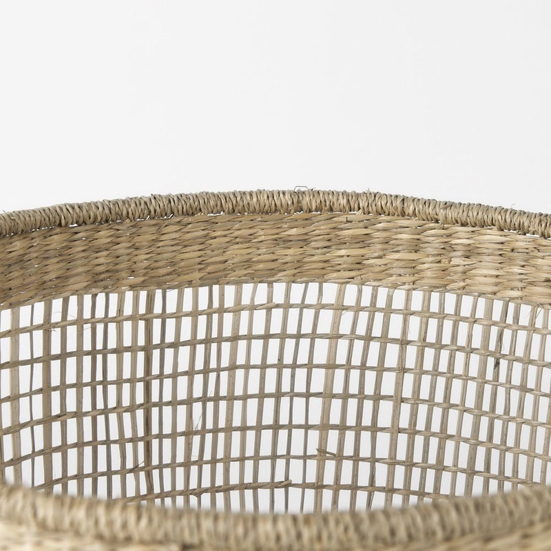 Set of Three Natural Wicker Basket