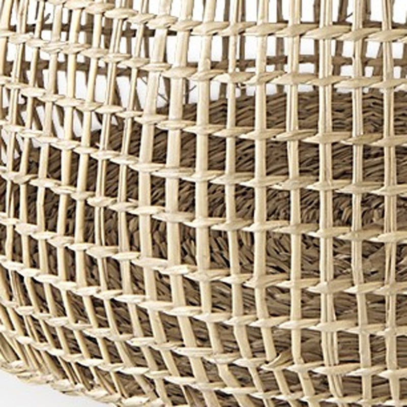 Set of Two Brown Wicker Basket