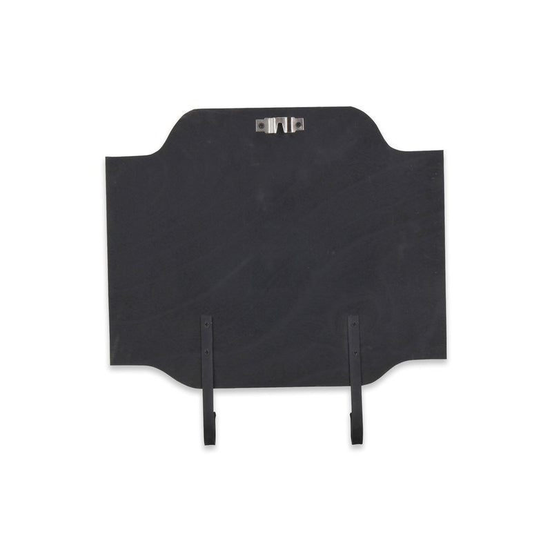 14" Galvanized Metal Wall Hanging Mailbox with Metal Hooks