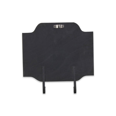 14" Brown And Gray Metal And Solid Wood Mail Box With Lid