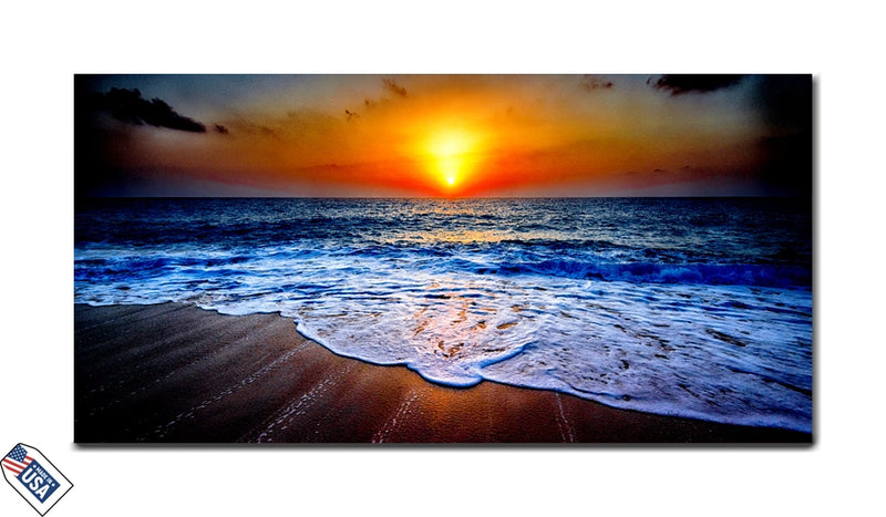 Ocean Sunset Bliss - Premium Wall Art
