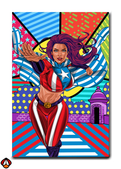 La Borinque√±a - Puerto Rican Hero Wall Art