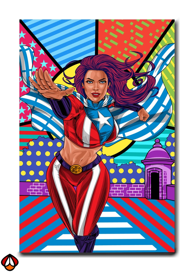 La Borinque√±a - Puerto Rican Hero Wall Art