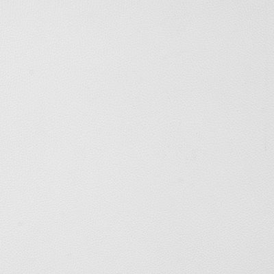 30" White And Silver Faux Leather And Iron Swivel Low Back Bar Height Bar Chair