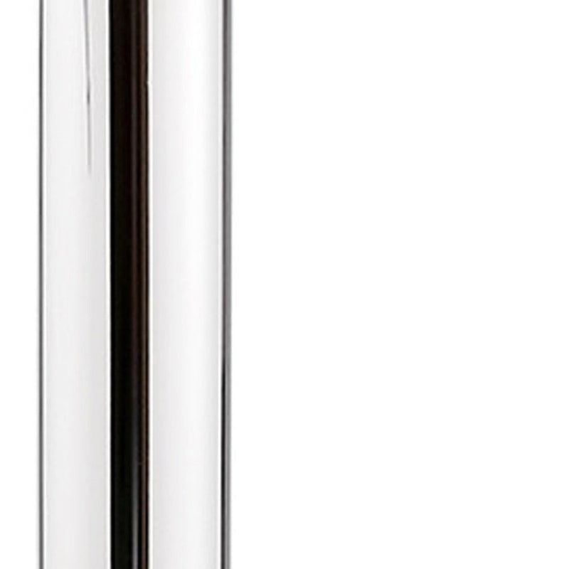 24" Cream And Silver Iron Swivel Adjustable Height Bar Chair