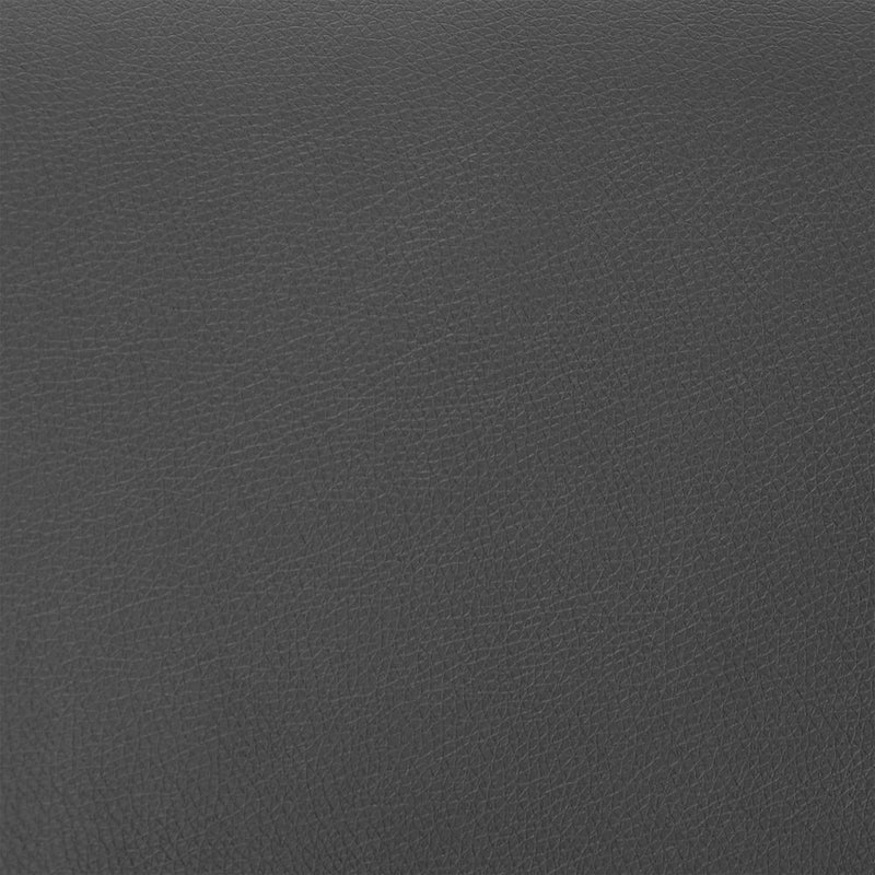 30" Gray And Black Iron Swivel Low Back Bar Height Bar Chair