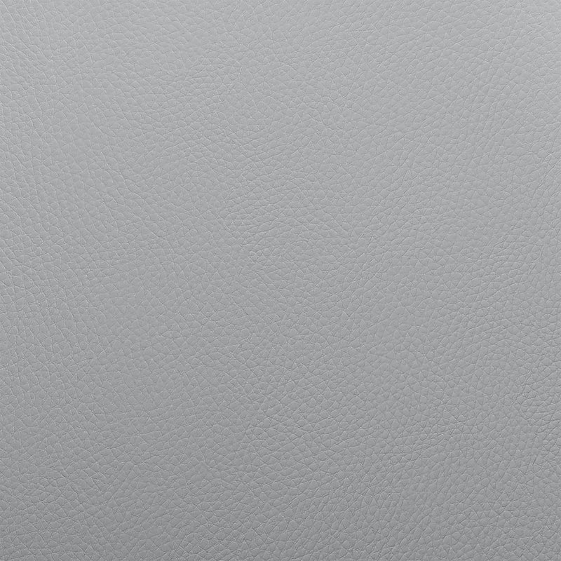 30" Gray And Brown Faux Leather Swivel Bar Height Bar Chair