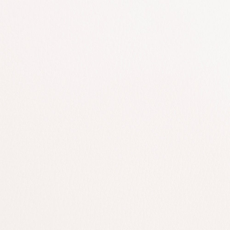 30" White And Silver Faux Leather And Iron Bar Height Bar Chair