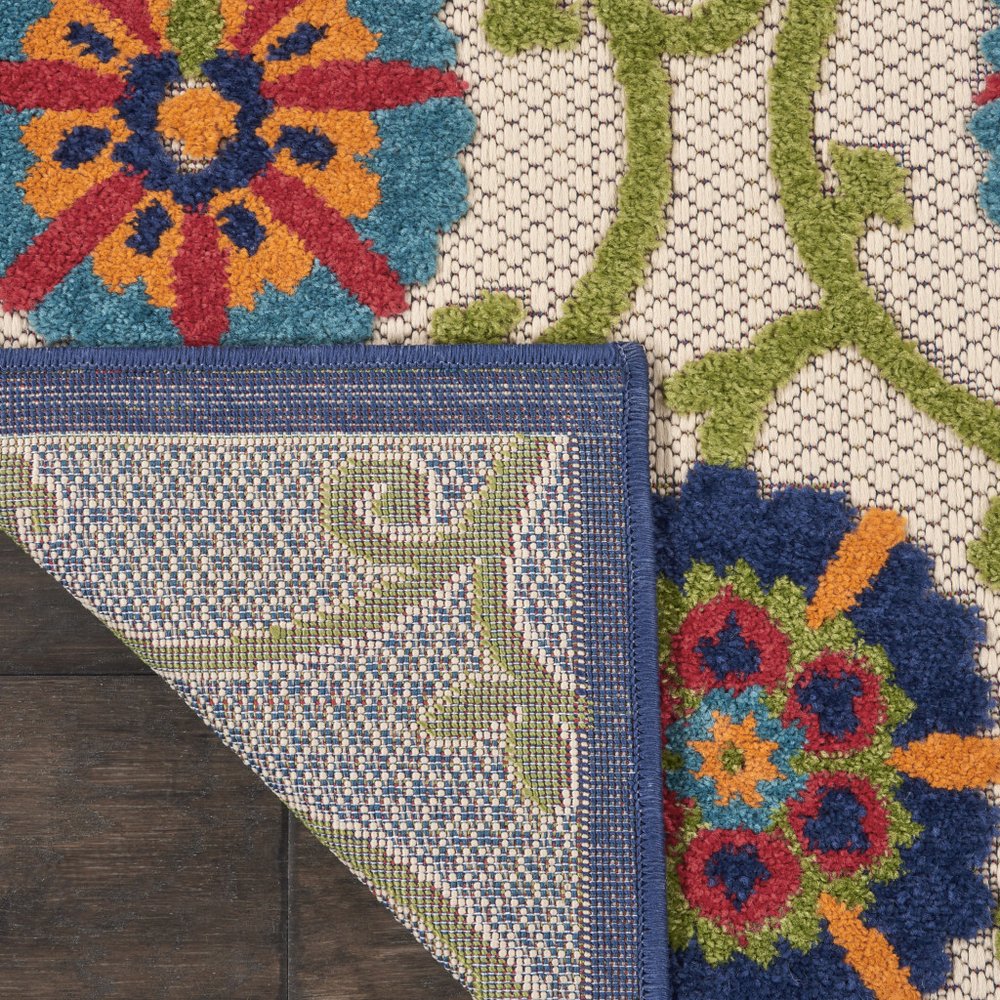 10' X 13' Blue Indoor Outdoor Area Rug