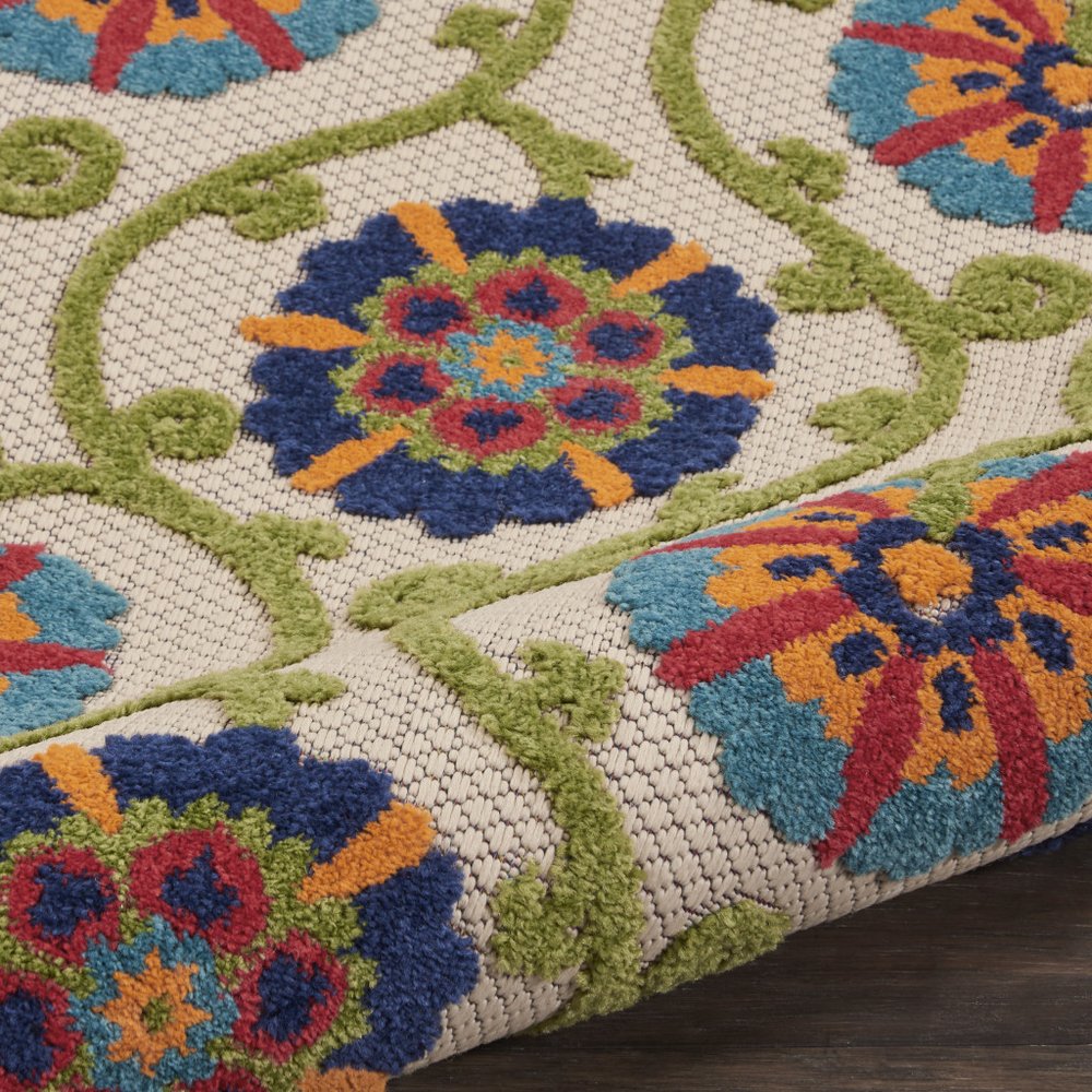 10' X 13' Blue Indoor Outdoor Area Rug